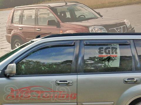 Ветровики (дефлекторы окон) Nissan X-Trail
