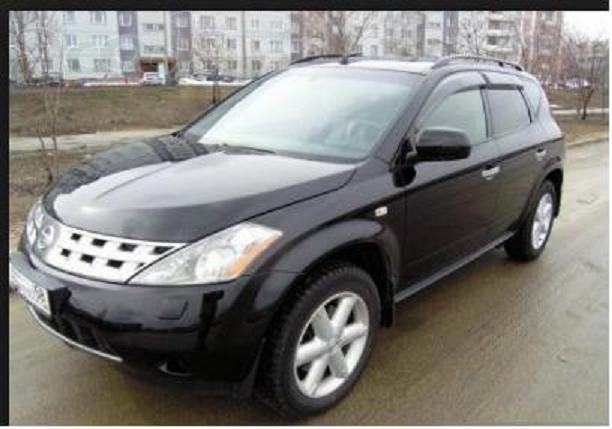 Ветровики комплект (дефлектор окон) Nissan Murano (Z50)