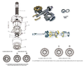 Запчасти для насоса Rexroth A11VO190/200/250/260/355/500