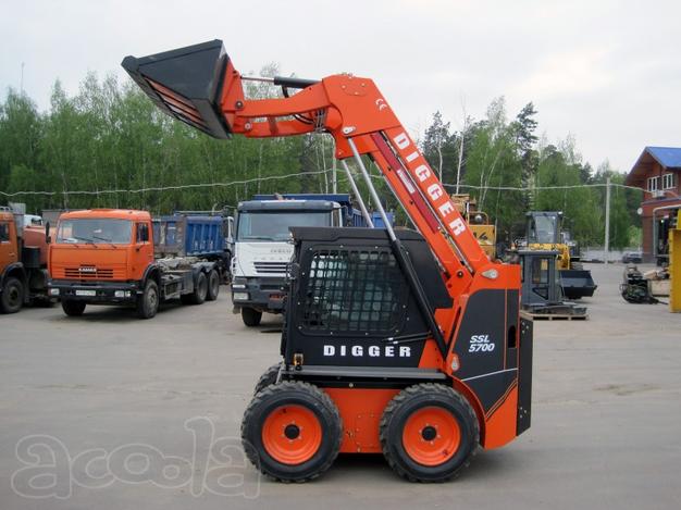 Мини-погрузчик Диггер SSL5700 (колёсный, объём ковша 0.8 м3)