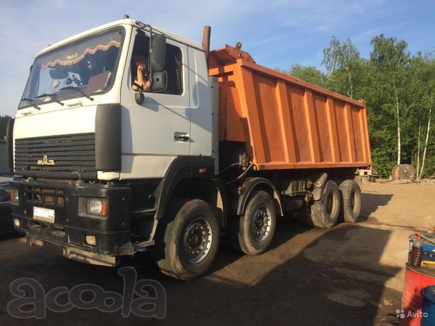 Услуги самосвала 8х4, 24 м3 30 тон