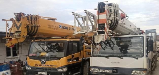 Услуги автокранов 25,30,50 тонн Китай стрела 40+ m в Симферополе.